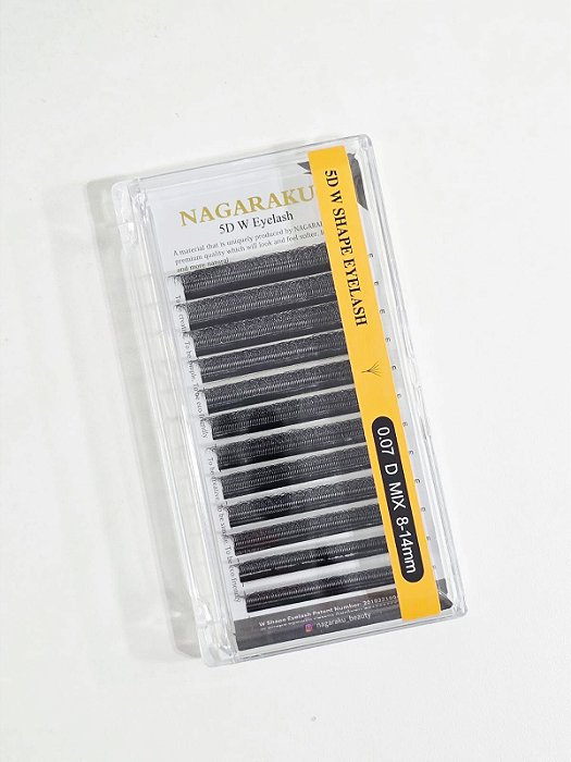Cilios Nagaraku W 5D 0.07D Mix (8mm ao 14mm)