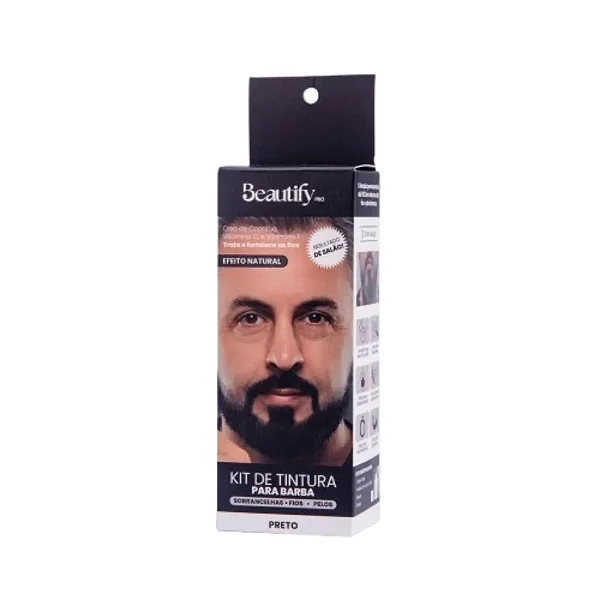 Kit Tintura Para Barba e Bigode 10gr | Beautify PRO