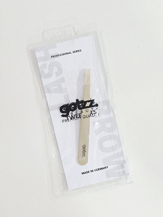 Pinça Gotzz Chanfrada Dourada