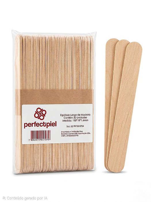 Espátula Larga de Madeira | Perfectpiel