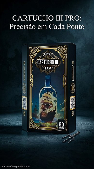 Agulha Tatuagem III Pro Poseidon 0.40mm