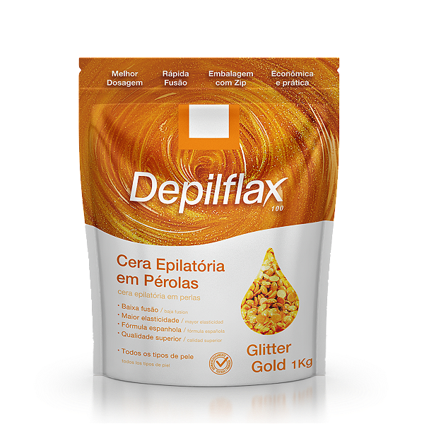 Cera em Pérolas Depilflax 1kg