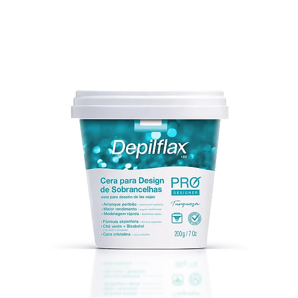 Cera para Design de Sobrancelhas Depilflax PRO Design 200g
