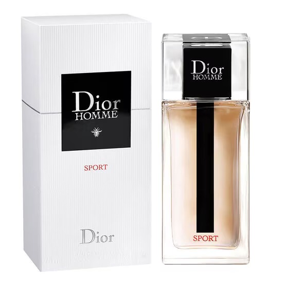 Dior Homme Sport Eau de Toilette Masculino - Dior caixa amassada