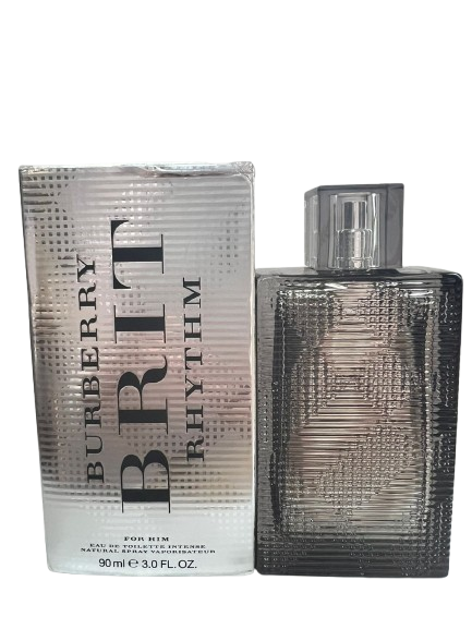 Burberry Brit Rhythm For Him Eau de Toilette Intense Masculino - Burberry (CAIXA AMASSADA)