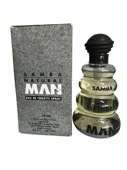 Samba Natural Man Eau de Toilette - Perfumer's Workshop (CAIXA AMASSADA)