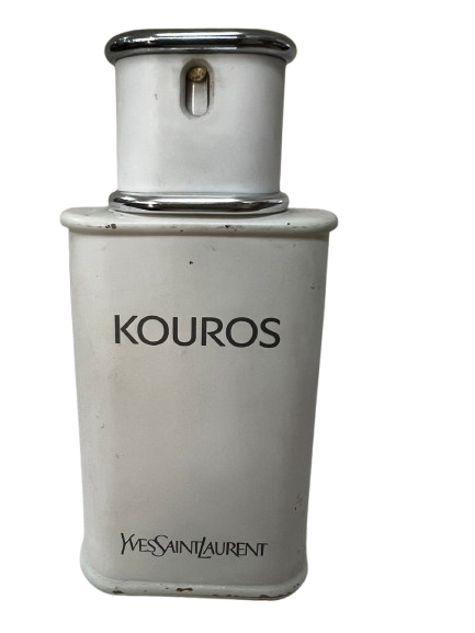 Kouros Eau De Toilette - Yves Saint Laurent (SEM CAIXA, FRASCO AVARIADO E VAZADO)