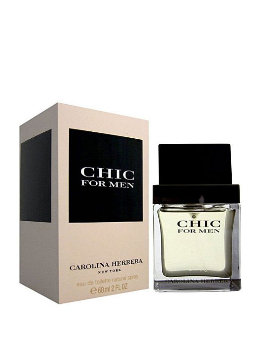 Chic For Men Eau de Toilette Masculino - Carolina Herrera (CAIXA AMASSADA)