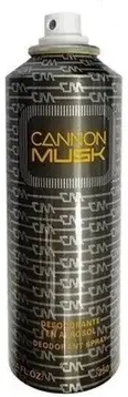 Desodorante Spray Cannon Musk (Sem tampa e levemente amassado)