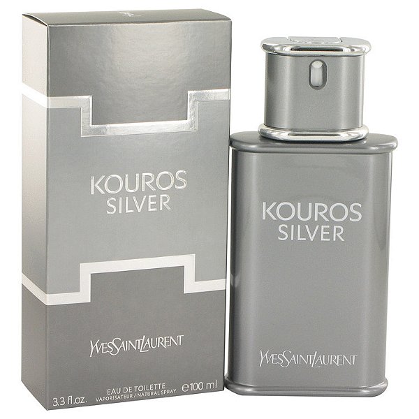 Kouros Silver Eau de Toilette Masculino - Yves Saint Laurent (RARO)
