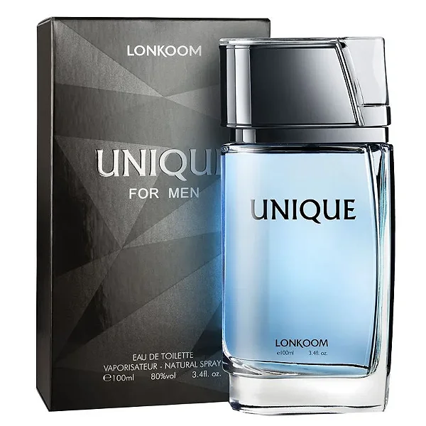Unique For Men Eau de Toilette Masculino - Lonkoom (CAIXA AMASSADA)
