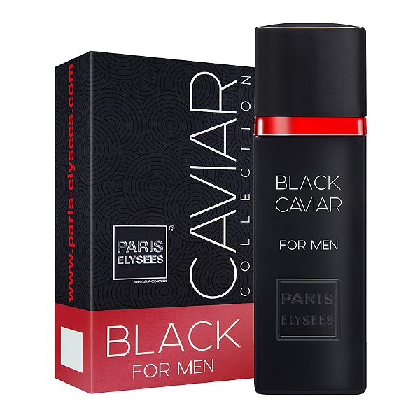 Caviar Collection Black For Men Eau de Toilette Masculino -Paris Elysees
