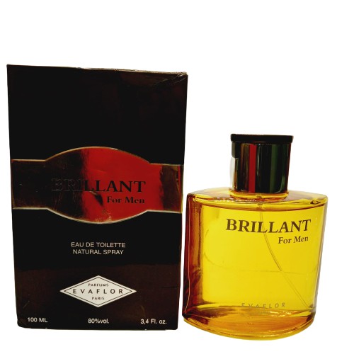 Brillant For Men Eau de Toilette Masculino - Evaflor (CAIXA AMASSADA)