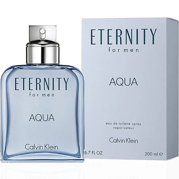 Eternity Aqua for Men Eau de Toilette Masculino - Calvin Klein (Caixa Amassada)