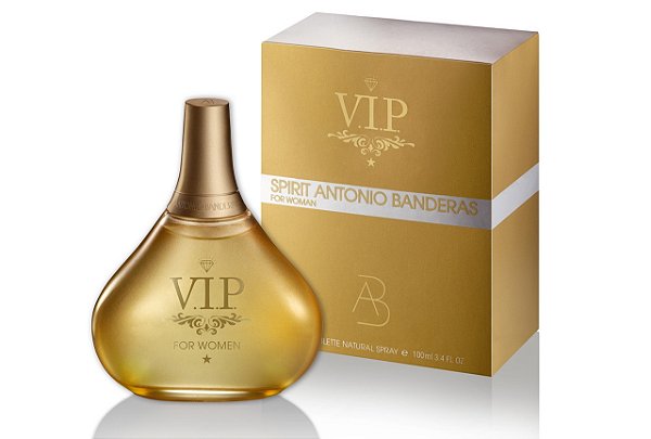 Spirit VIP for Women Eau de Toilette Feminino - Antônio Banderas (Caixa Amassada)