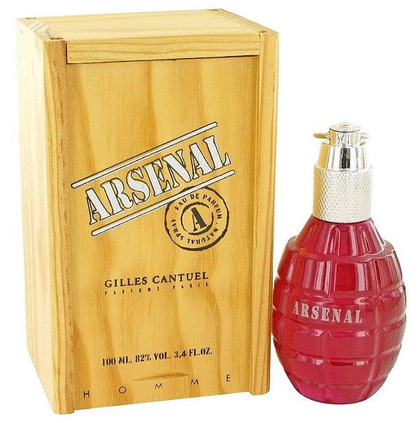Arsenal Red Eau De Parfum Masculino - Gilles Cantuel (Caixa danificada)