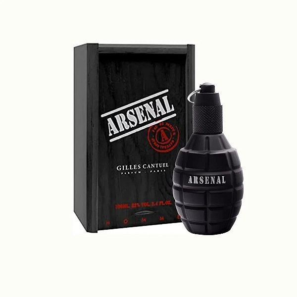 Arsenal Black Eau de Parfum Masculino - Gilles Cantuel