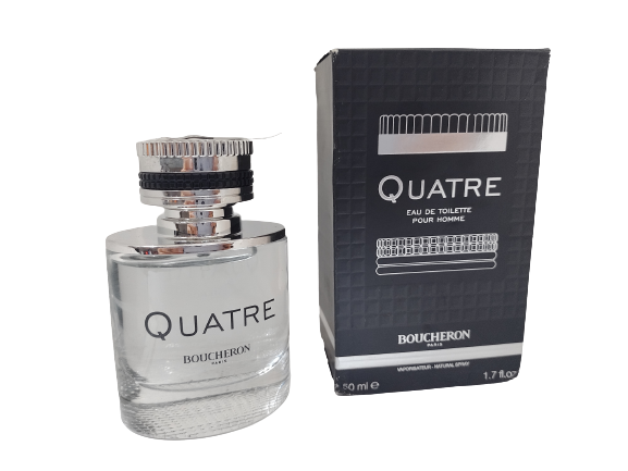Quatre Pour Homme Eau de Toilette - Boucheron (CAIXA AMASSADA)