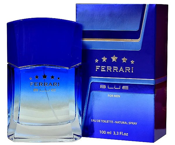 Ferrari Blue For Men Eau de Toilette Masculino - Ferrari (CAIXA AMASSADA)