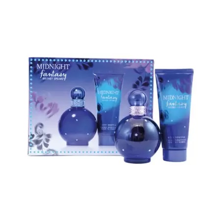 Kit Midnight Fantasy EDP + Body Souffle Feminino - Britney Spears (CAIXA AMASSADA)