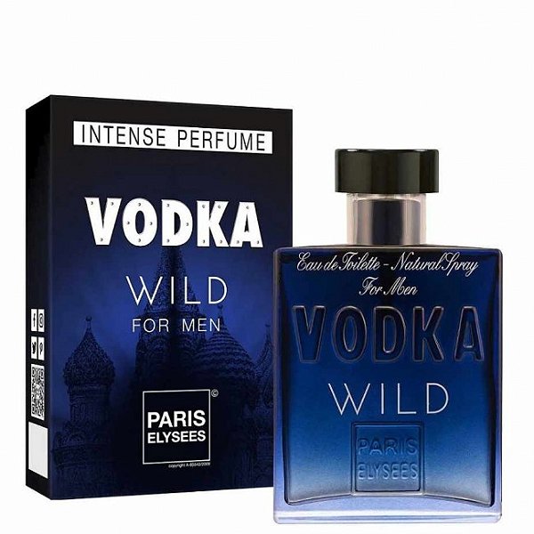 Vodka Wild Eau de Toilette Masculino - Paris Elysees