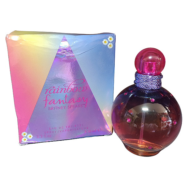 Rainbow Fantasy Eau de Toilette Feminino - Britney Spears (CAIXA AMASSADA)