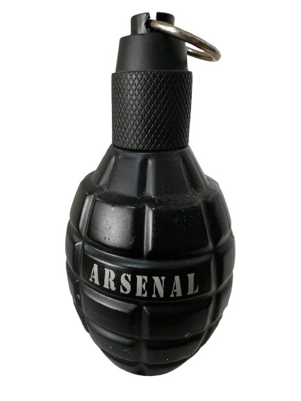 Arsenal Black Eau de Parfum Masculino - Gilles Cantuel (Sem Caixa, Vazado e Vidro Descascado)