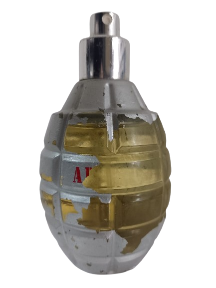 Arsenal Grey EDT Masculino - Gilles Cantuel (Vazado, Frasco descascado)