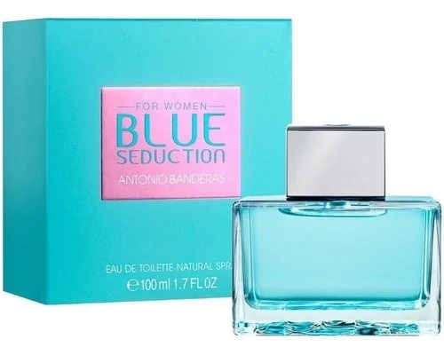 Blue Seduction Eau de Toilette Feminino - Antonio Banderas (CAIXA AMASSADA)