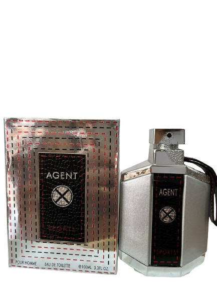 Agent Sports Eau de Toilette Masculino - Linn Young (Caixa Amassada, Frasco Avariado e Vazado)