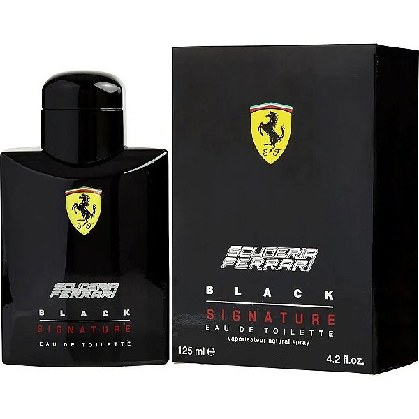 Scuderia Ferrari Black Signature Eau De Toilette Masculino - Ferrari (Caixa Amassada)