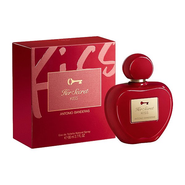 Her Secret Kiss Eau de Toilette - Feminino - Antonio Banderas (CAIXA AMASSADA)