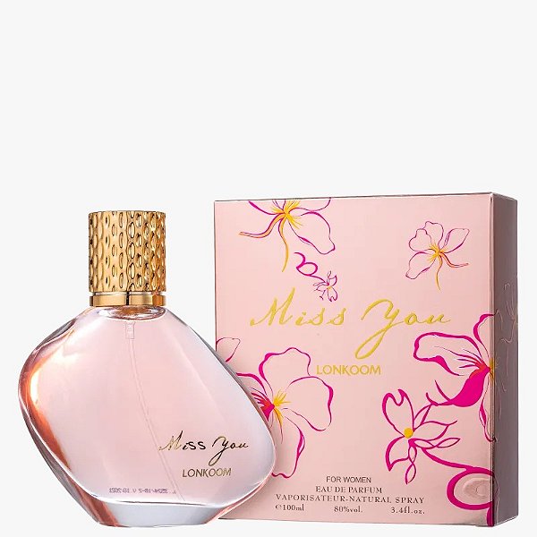 Miss You Eau de Parfum Feminino - Lonkoom (CAIXA AMASSADA)