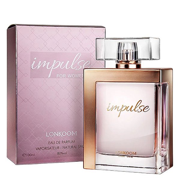 Impulse For Women Eau de Parfum Feminino - Lonkoom (CAIXA AMASSADA)