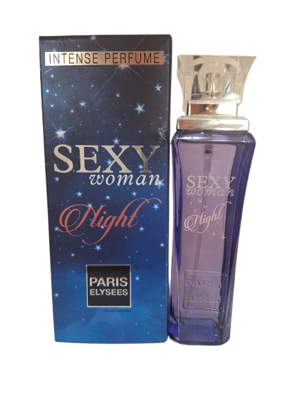 Sexy Woman Night Eau de Toilette Feminino - Paris Elysees (CAIXA AMASSADA)