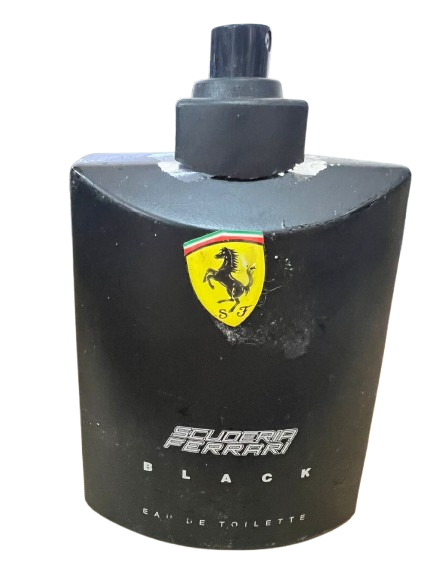 Ferrari Black Eau de Toilette Masculino - Ferrari (SEM CAIXA, SEM TAMPA VAZADO E FRASCO DANIFICADO)