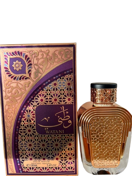 Watani Purple Eau de Parfum Feminino - Al Wataniah (CAIXA AMASSADA)