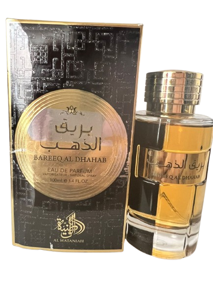 Bareeq Al Dhahab Eau de Parfum Masculino - Al Wataniah (CAIXA AMASSADA)