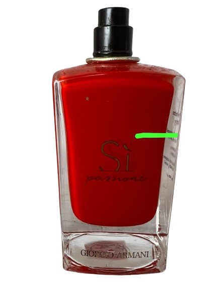 Sì Passione Eau de Parfum Feminino - Giorgio Armani (SEM CAIXA, SEM TAMPA, FRASCO COM AVARIAS E VAZADO)