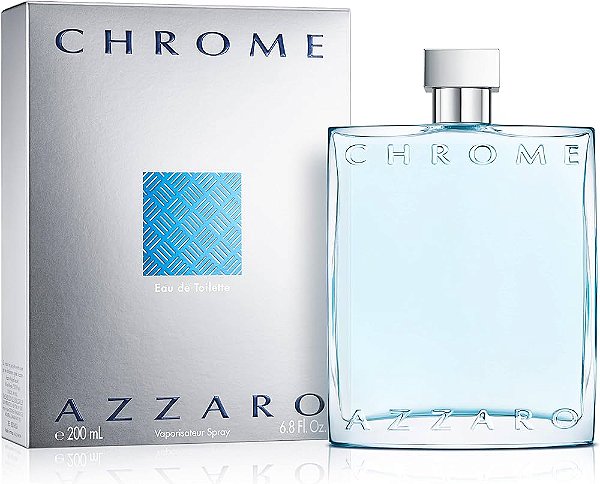 Chrome Eau de Toilette Masculino - Azzaro (CAIXA AMASSADA)