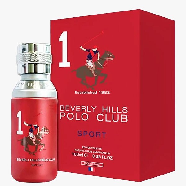 Beverly Hills FOR MEN Nº 1 Polo Club Sport Eau de Toilette Masculino - Beverly Hills Polo Club