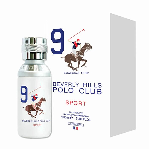 Beverly Hills FOR MEN Nº 9 Polo Club Sport Eau de Toilette Masculino -Beverly Hills Polo Club
