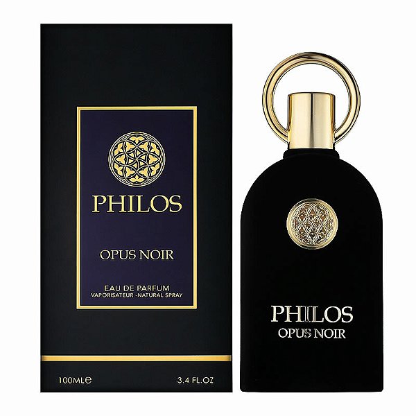Philos Opus Noir Eau de Parfum Compartilhável - Maison Alhambra (CAIXA AMASSADA)
