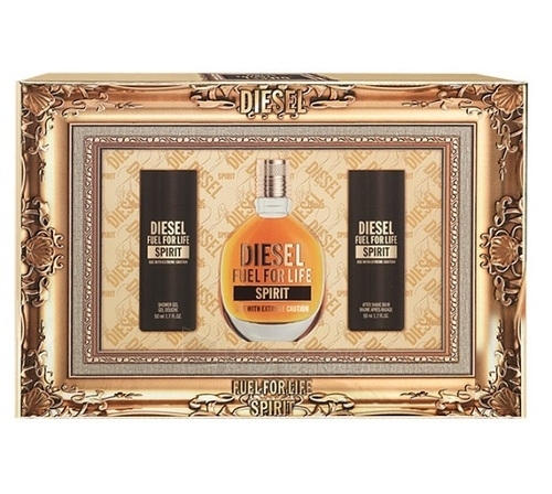 Kit Fuel For Life Spirit Eau de Toilette + Shower Gel + After Shave - Diesel
