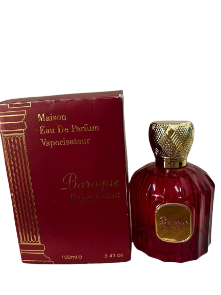 Baroque Rouge Extrait Eau de Parfum Compartilhável - Maison Alhambra (CAIXA AMASSADA)