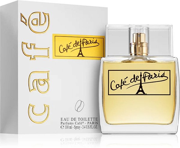 Café de Paris Pour Femme Eau de Toilette Feminino - Parfums Café (CAIXA AMASSADA)