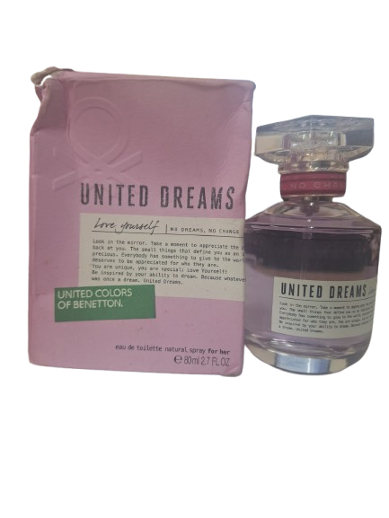 United Dreams Love Yourself  Eau de Toilette Feminino - Benetton (CAIXA AMASSADA)