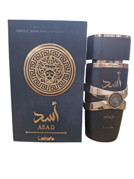 Asad Eau de Parfum Masculino - Lattafa (CAIXA AMASSADA)