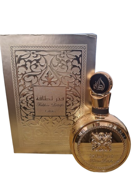 Fakhar Gold Eau de Parfum Compartilhável - Lattafa (CAIXA AMASSADA)
