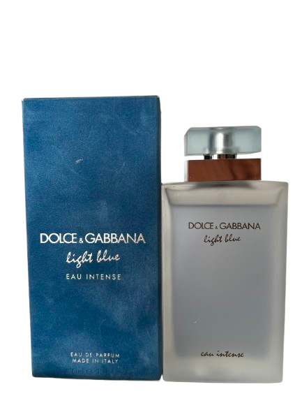 Light Blue Intense Eau de Parfum Feminino - Dolce & Gabbana (CAIXA AMASSADA E LEVEMENTE VAZADO)